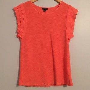 NWT Anne Taylor factory petite coral top